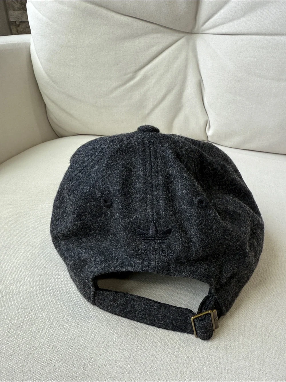Adidas Charcoal Gray Fleece Hat